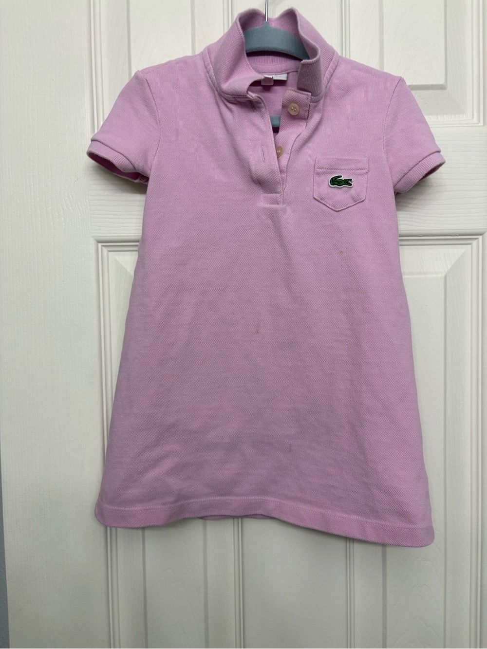 Lacoste Toddler Pink Polo Dress - 2T